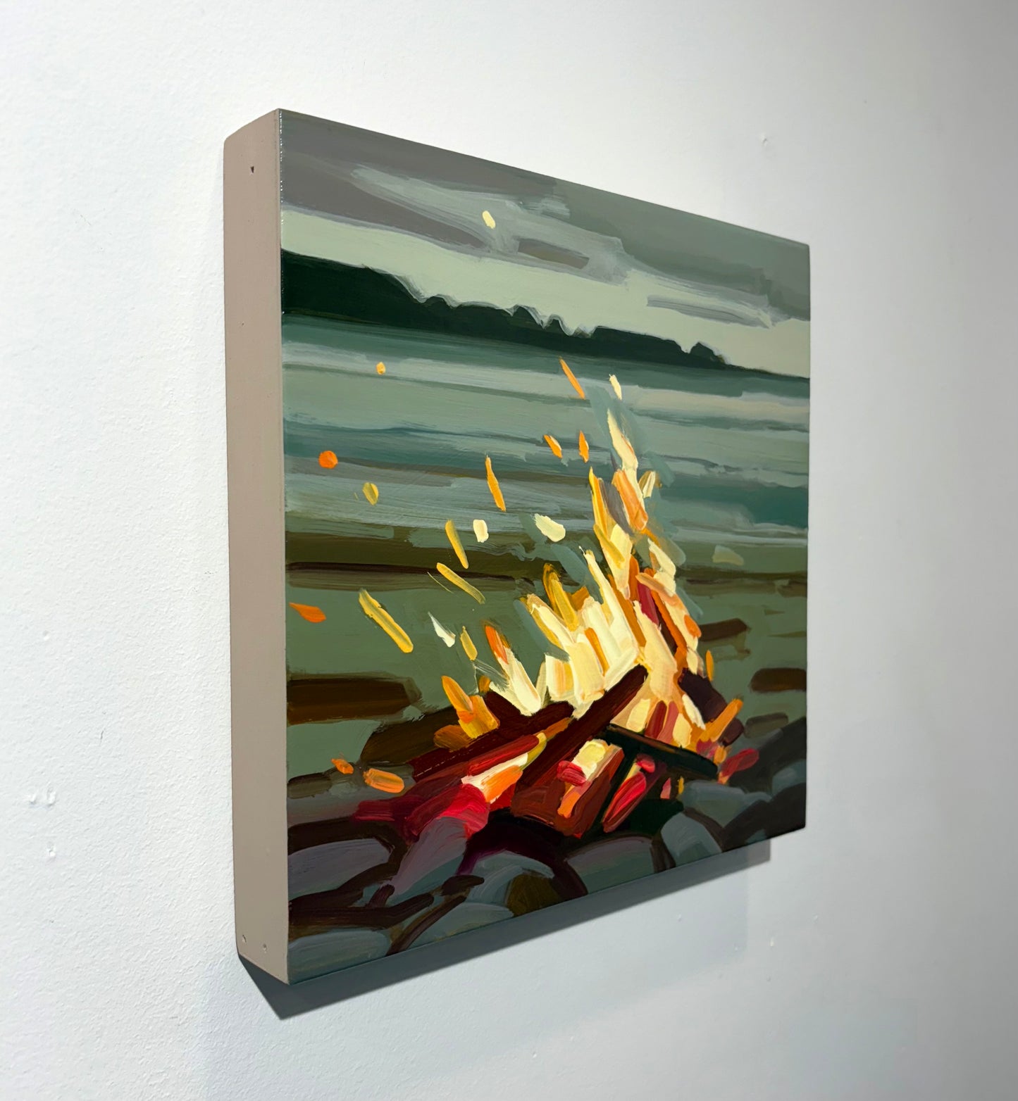 Fire Warm Rocks