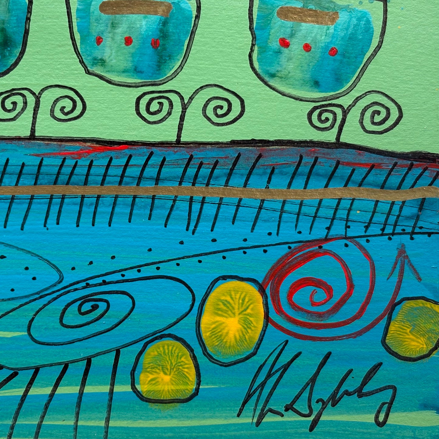 Women with Yellow Heads, 2002