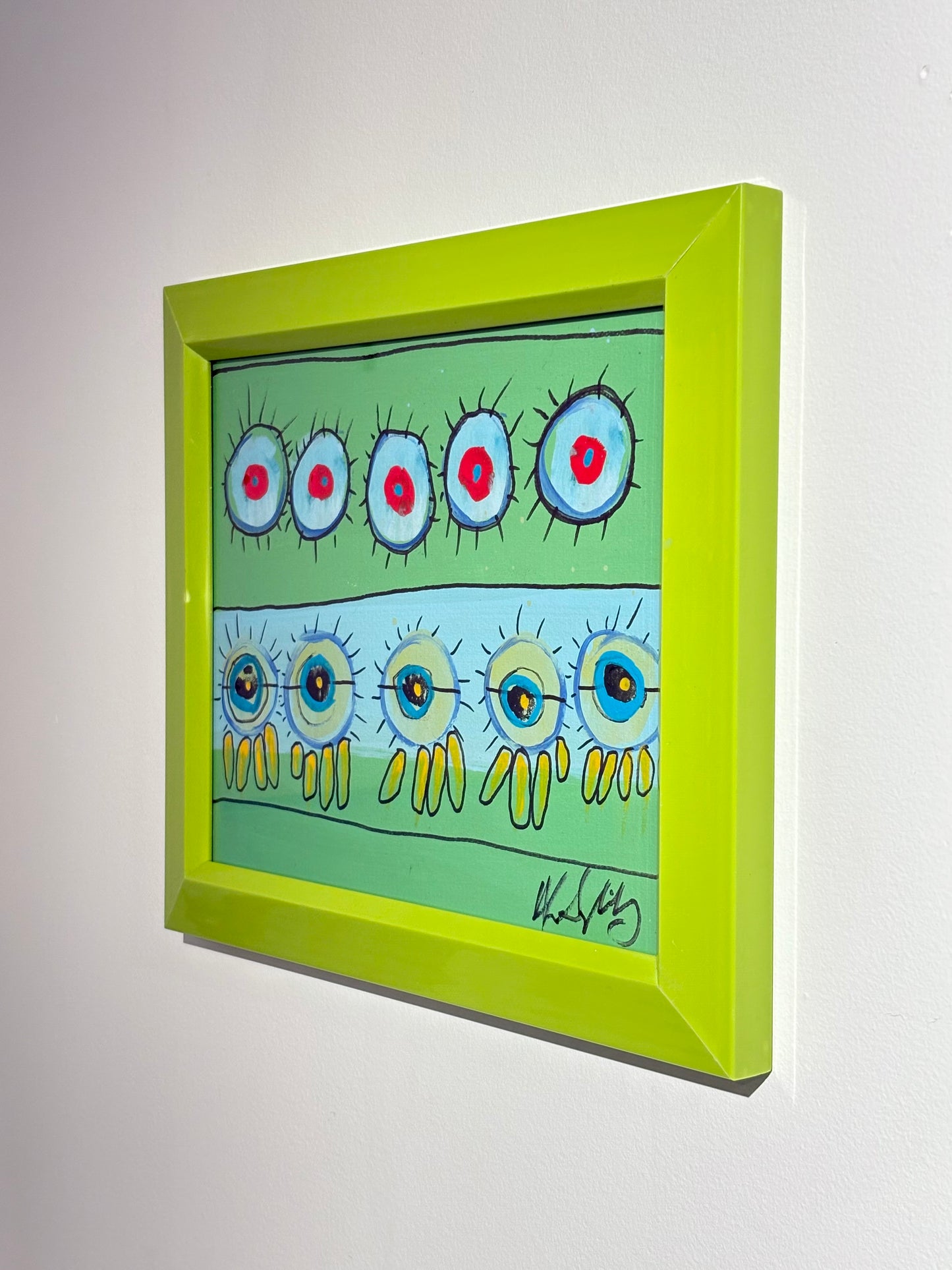 Five Red Dots With Blue Dots, 2002