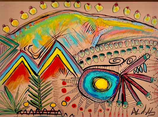 Two Wigwams and Spirits on a Hill, 2015