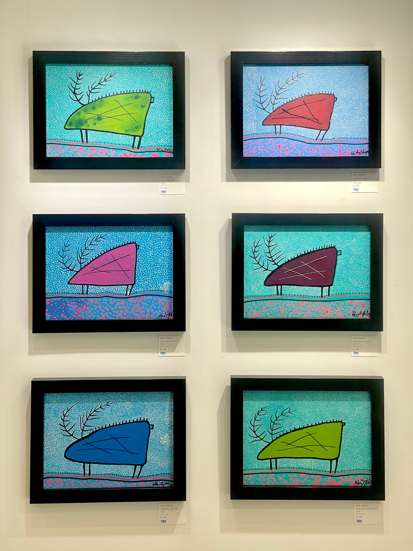 Caribou Series-Red, 2025
