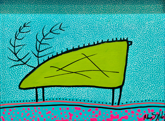 Caribou Series-Green #1, 2025