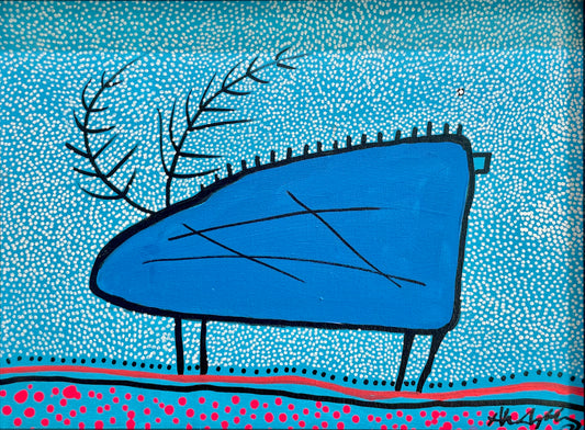 Caribou Series-Blue, 2025