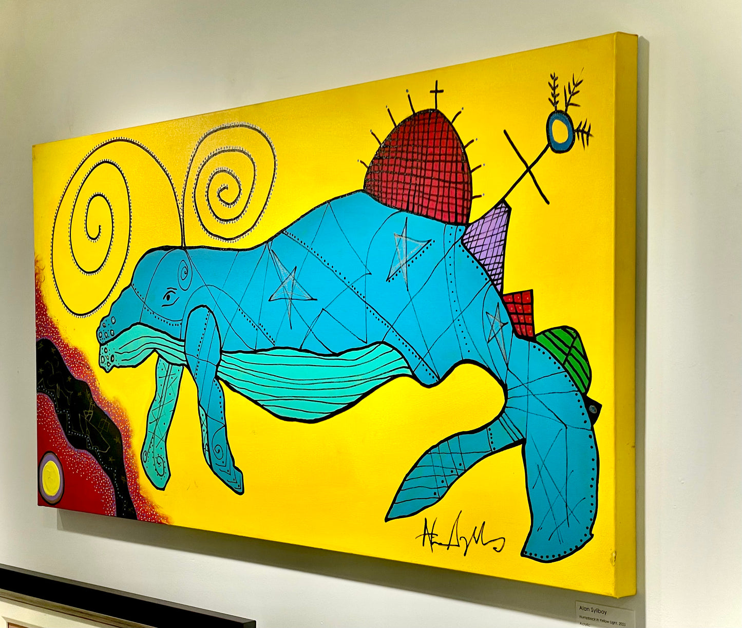 Humpback in Yellow Light, 2025