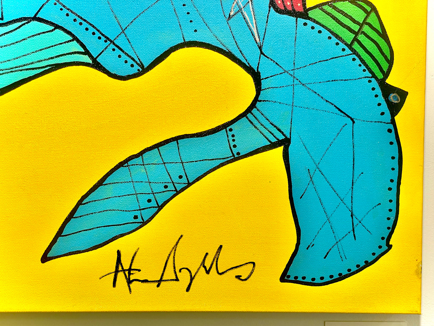Humpback in Yellow Light, 2025