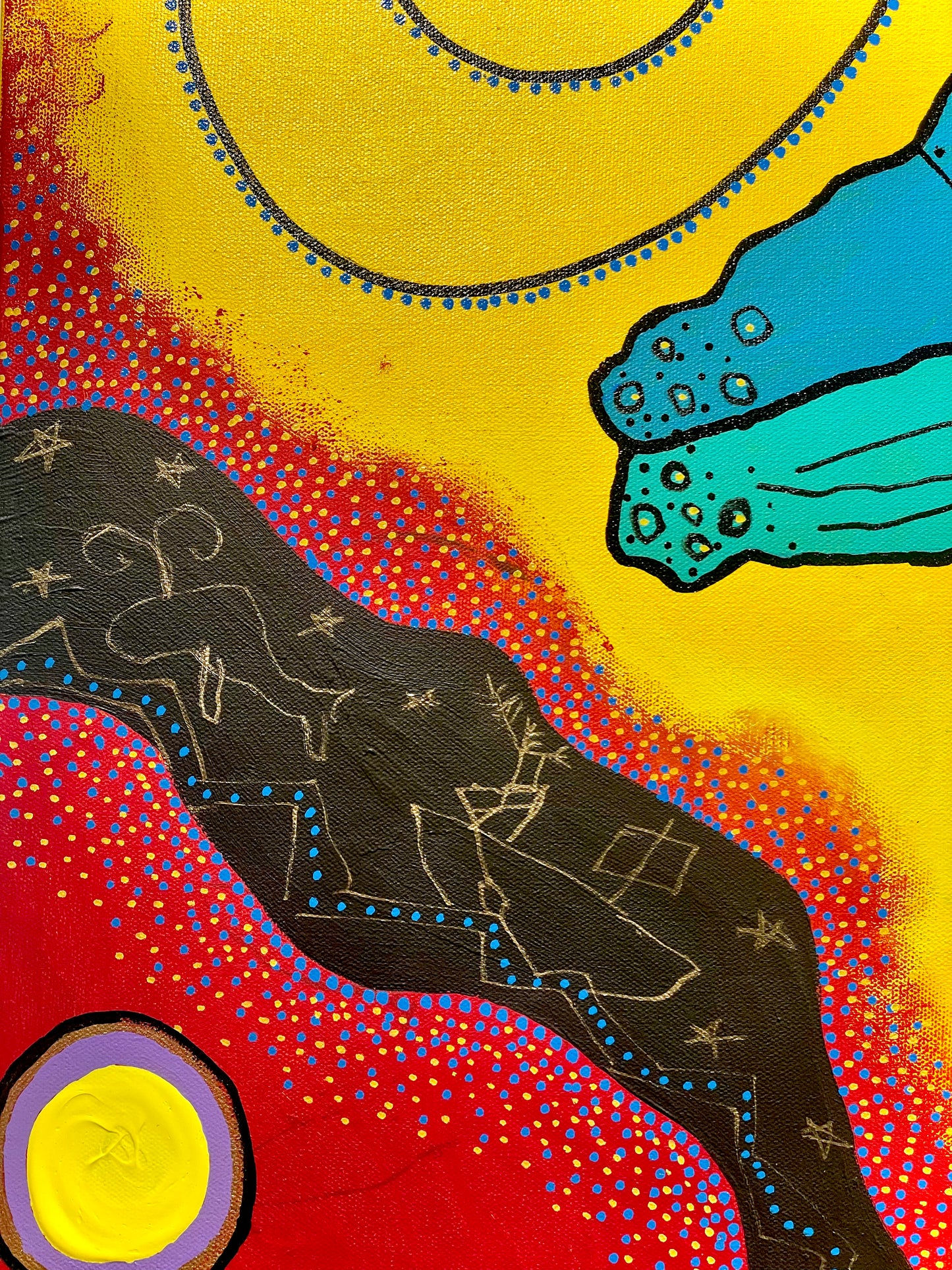 Humpback in Yellow Light, 2025