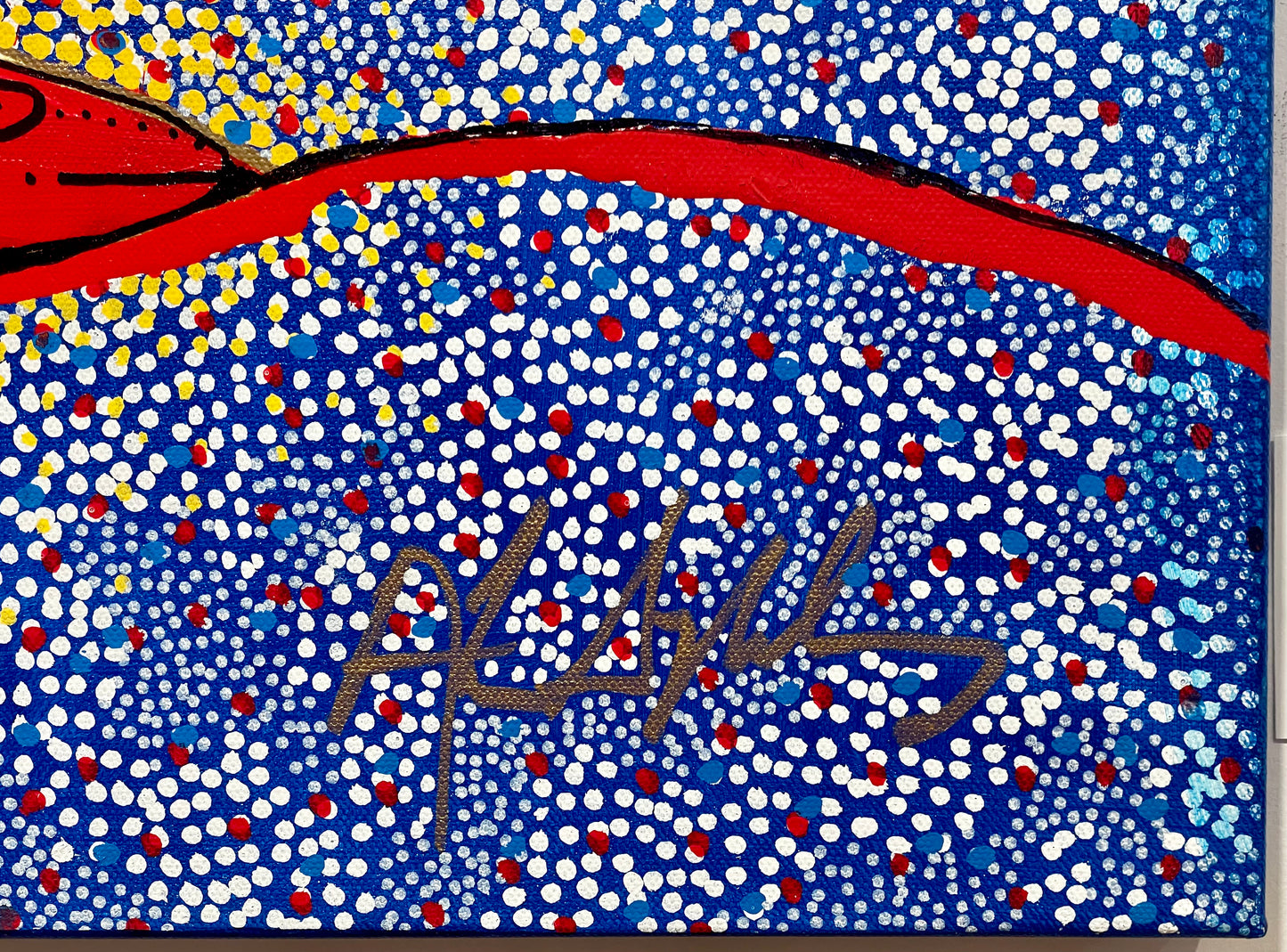 Shaman with Four Red Feathers