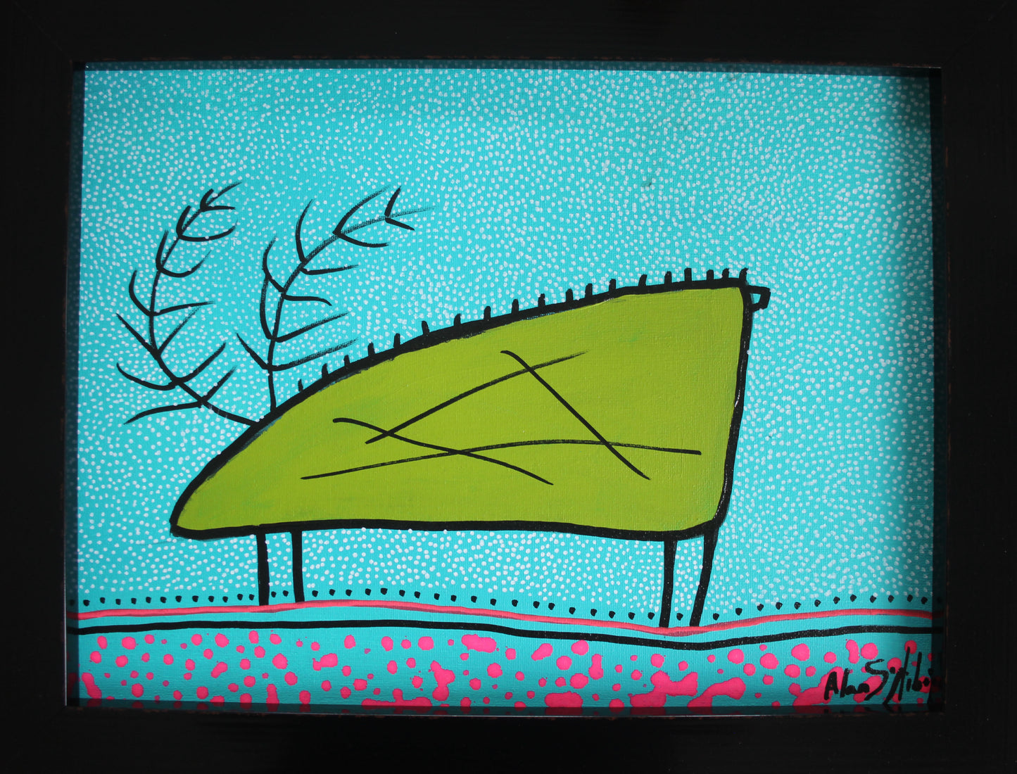Caribou Series-Green #1, 2025