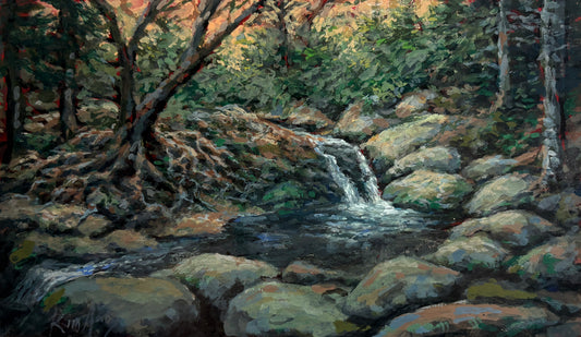 Waterfall, Nichols Lake