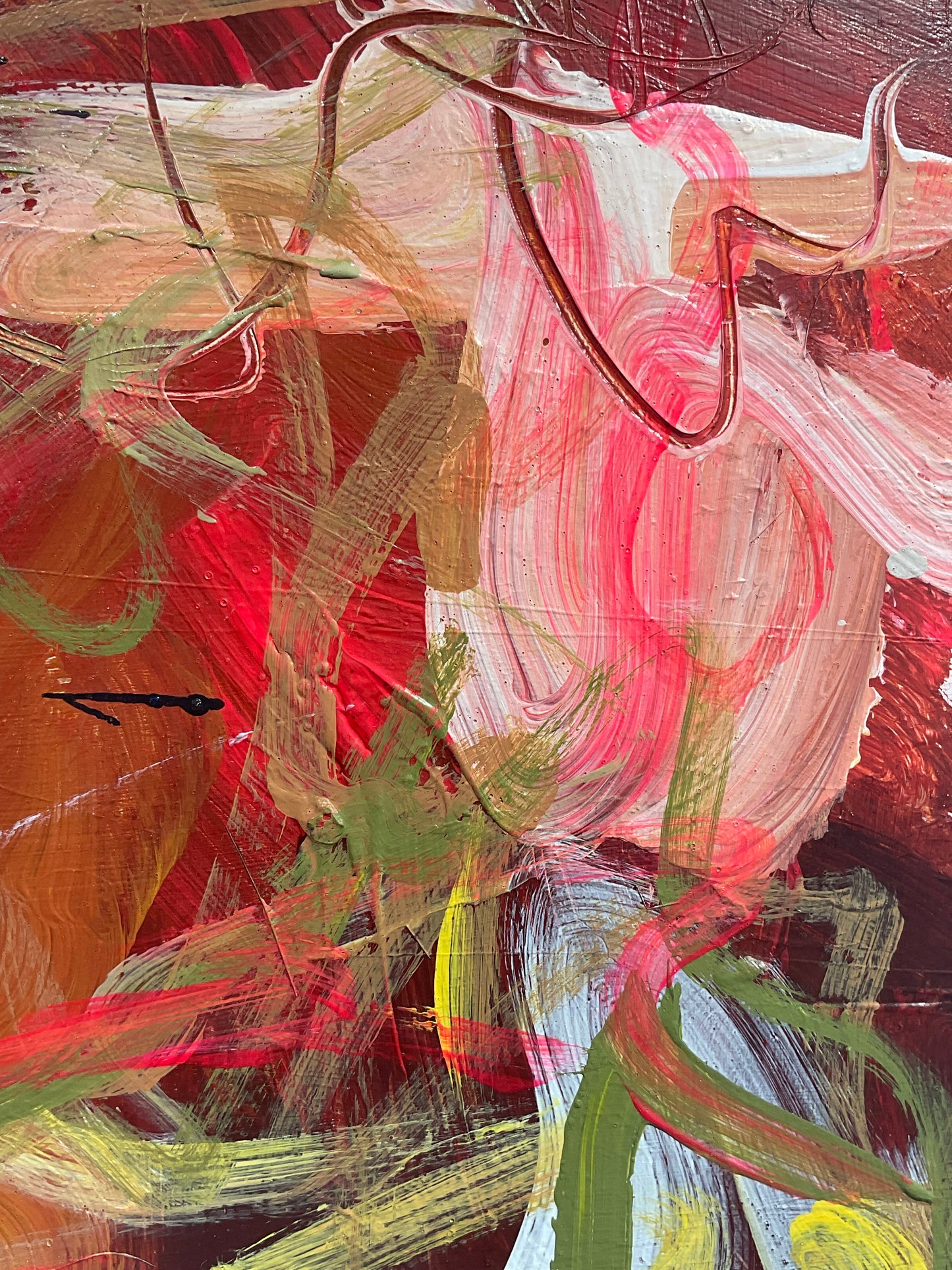 Scribbled Red