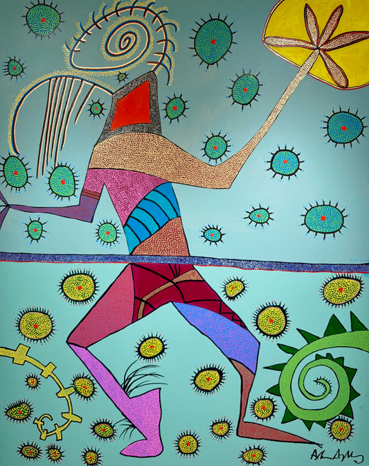 Shaman Praying to the Sun, 2025