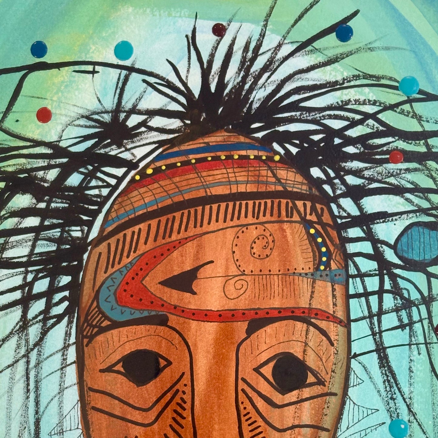 Orange Mask and Spirits, 2010