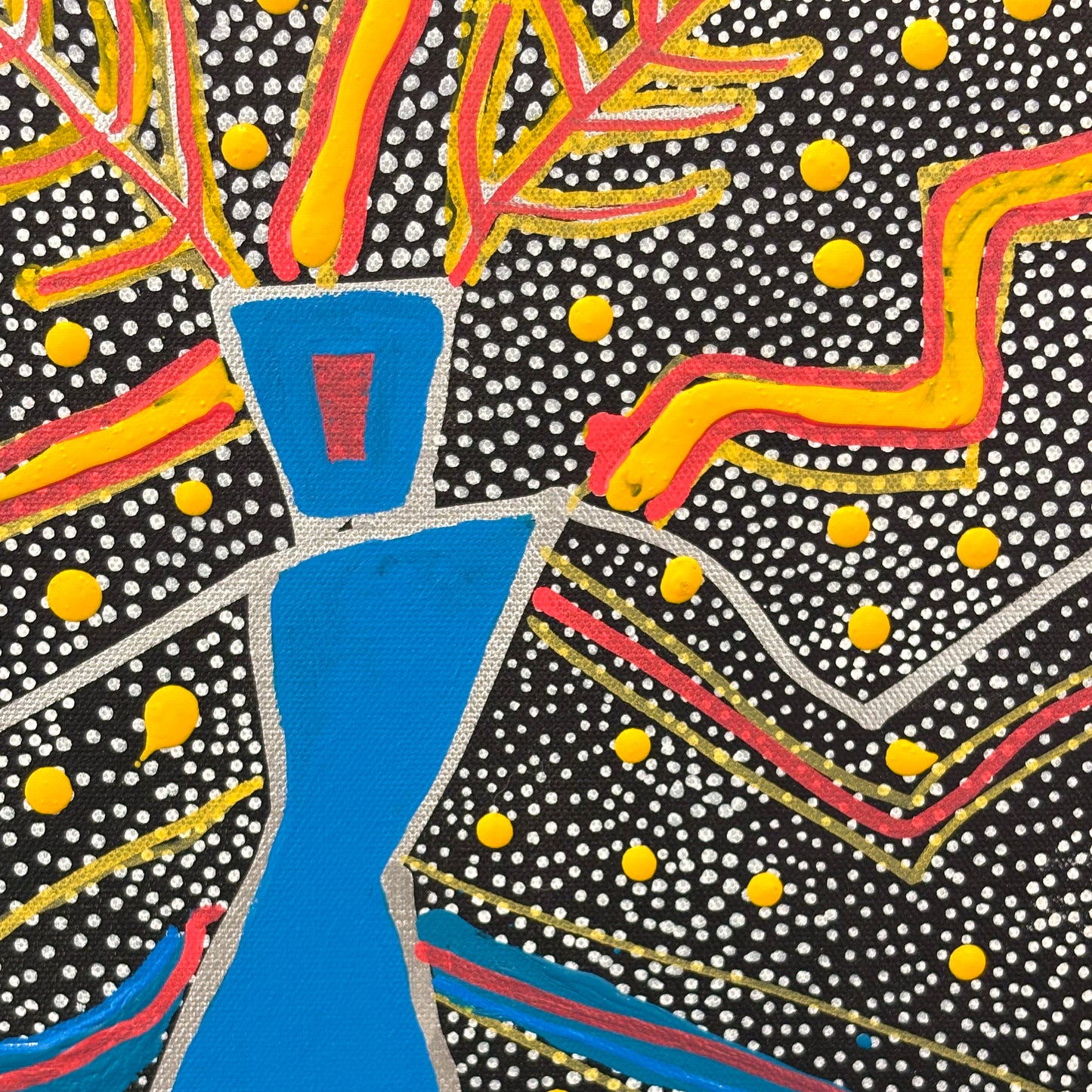 Man Standing on Red Earth, 2024