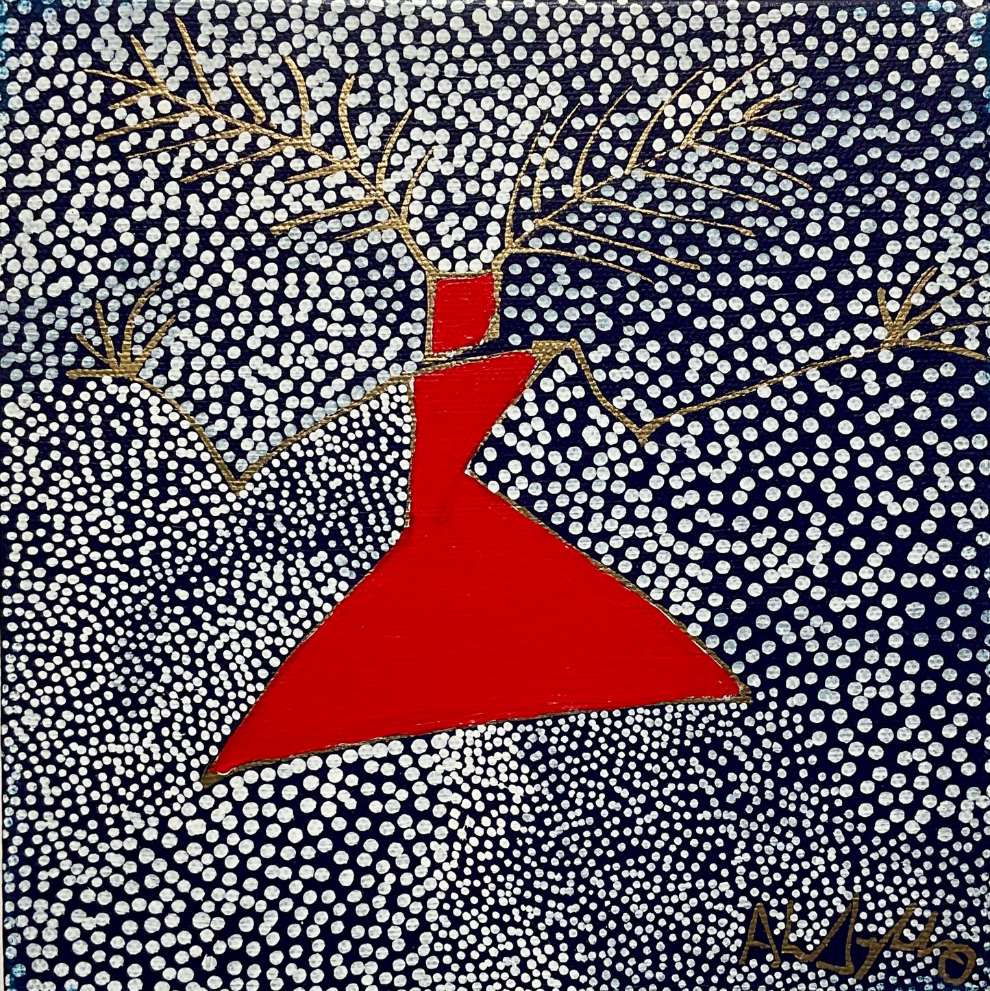 Red Dress Woman #4