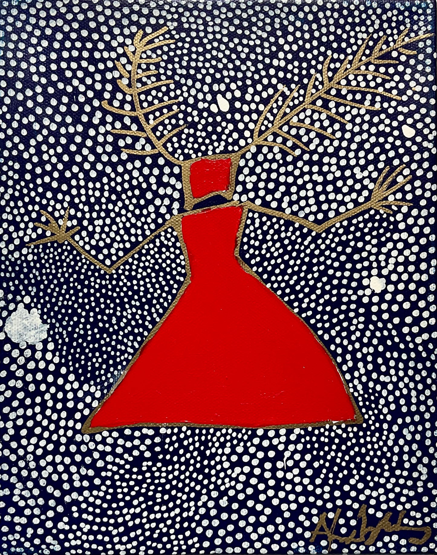 Red Dress Woman #1