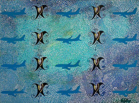 Butterflies Flying with Planes