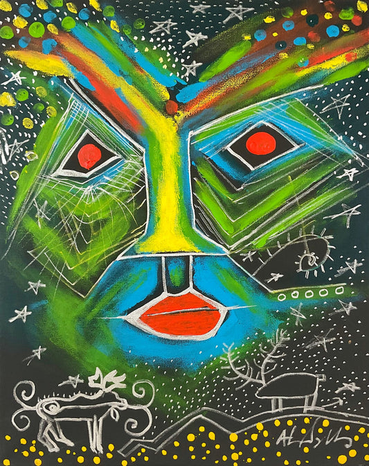 Mask with Red Eyes #2