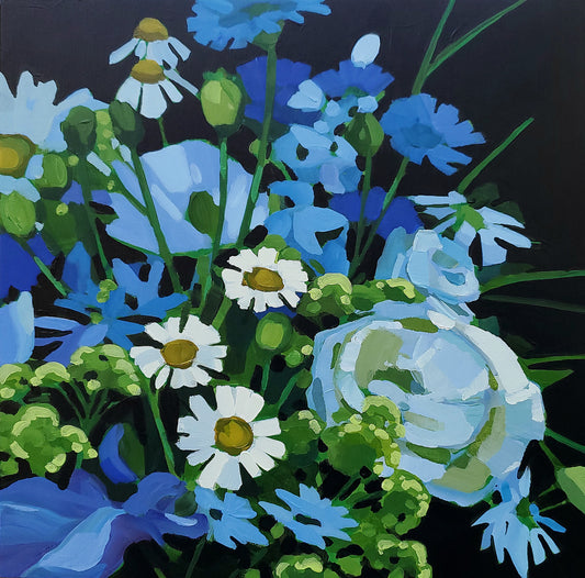 Blue Daisies