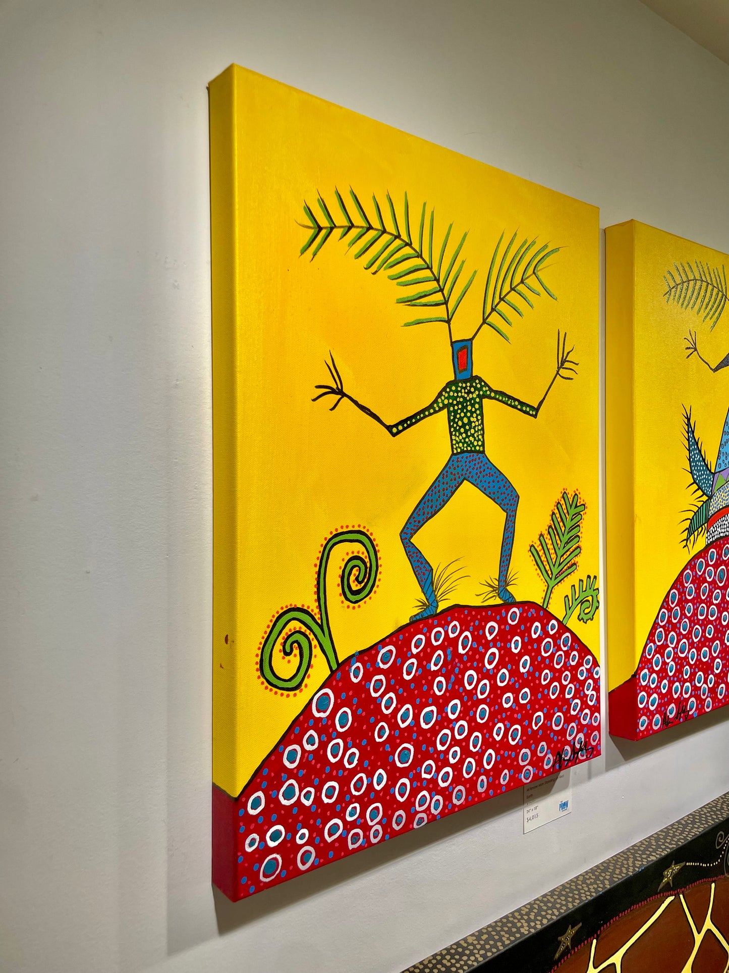 Mi'kmaw Man Standing on Red Earth