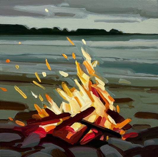 Fire Warm Rocks
