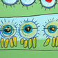 Five Red Dots With Blue Dots, 2002