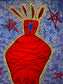 Shaman with Four Red Feathers