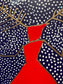 Red Dress Woman #3