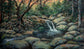 Waterfall, Nichols Lake