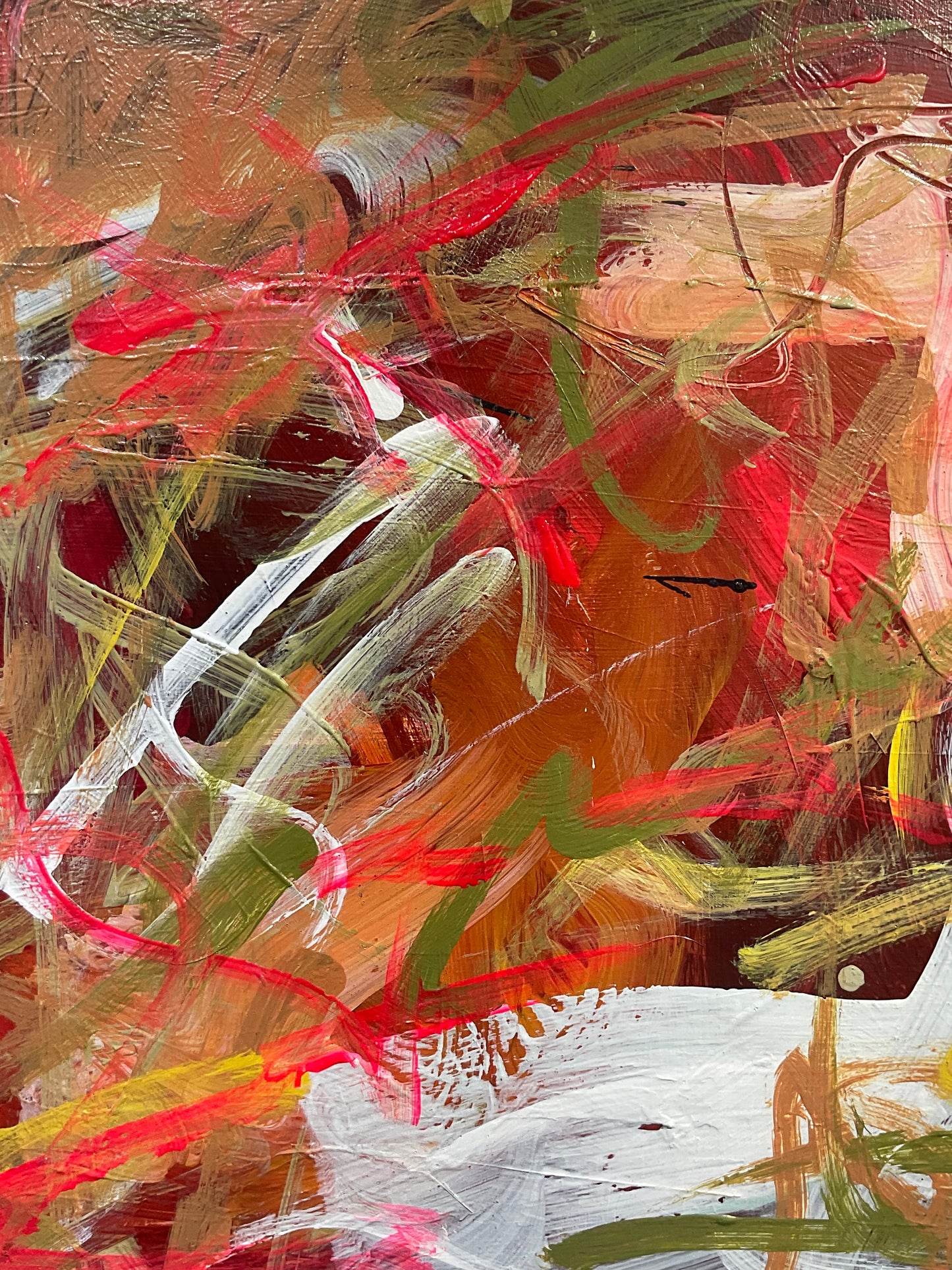 Scribbled Red
