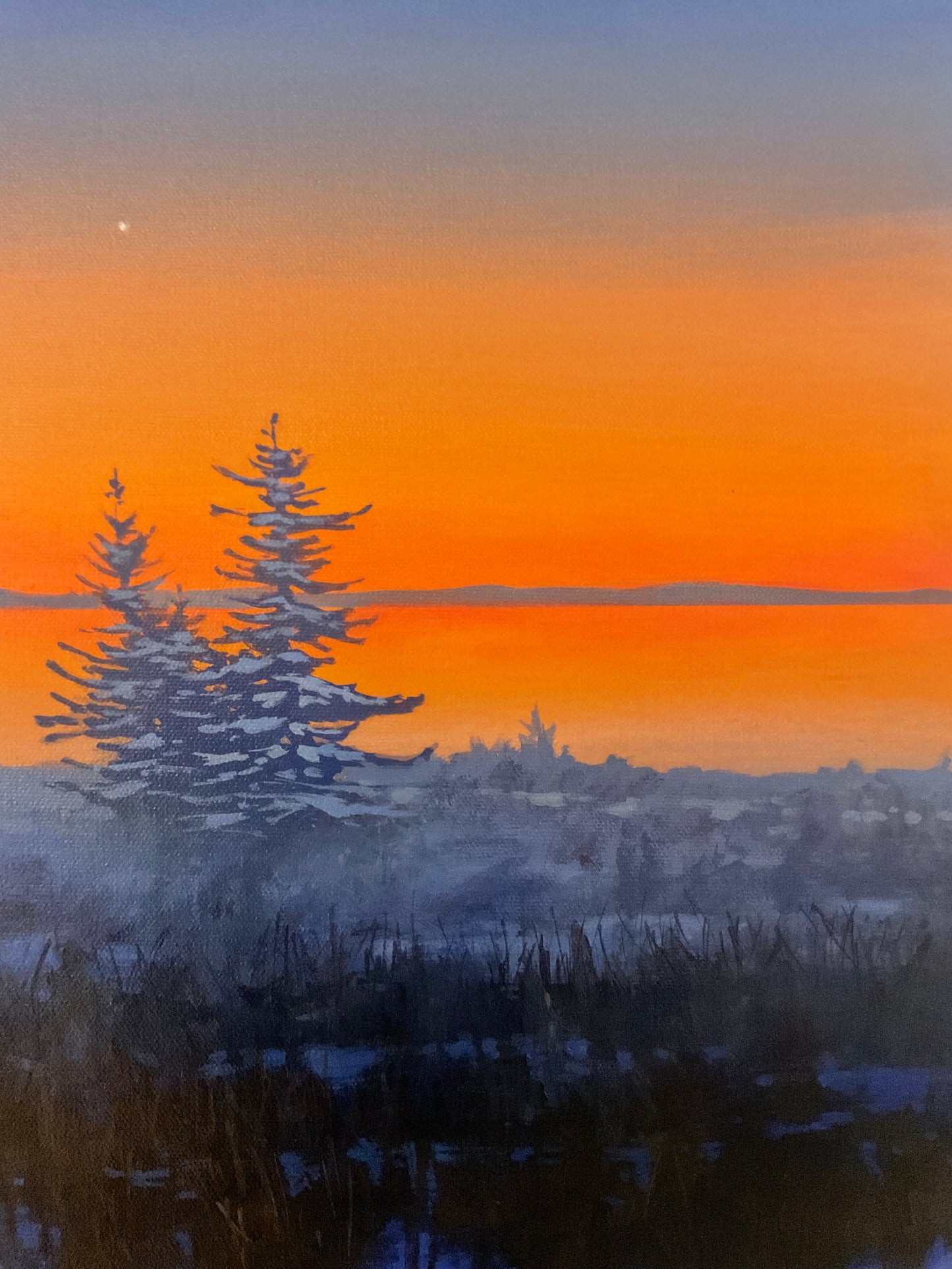 Waning Crescent Near Baie Verte