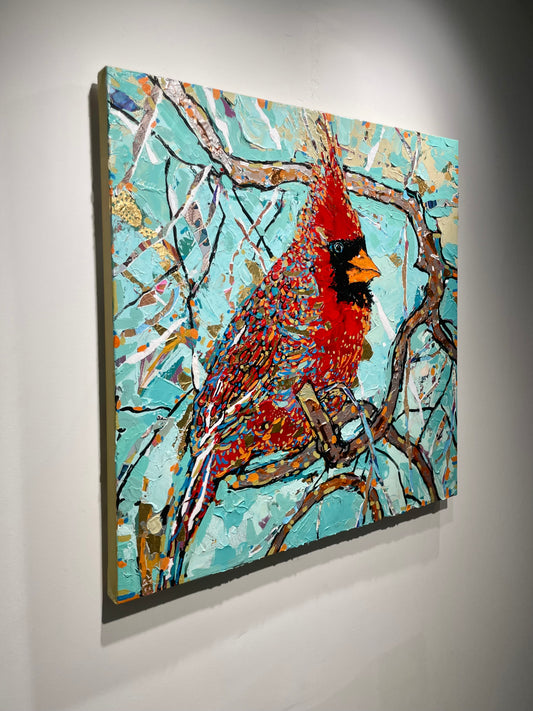 Cardinal in Blue