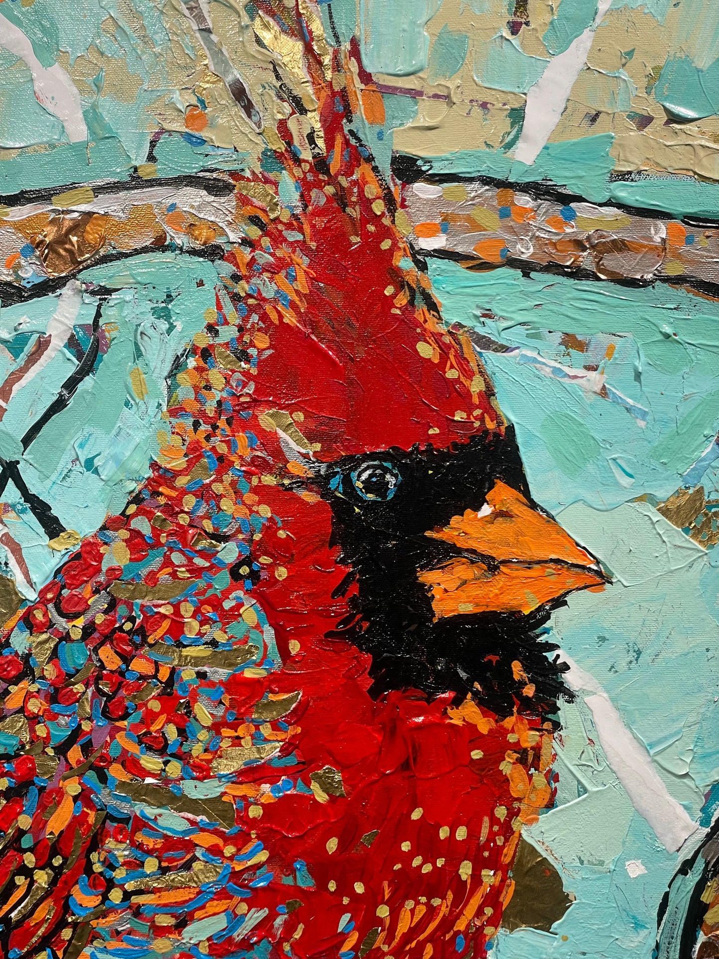 Cardinal in Blue