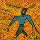 Man with Blue Shirt Yellow Series #2