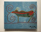 Black Female Moose with Stars Around It