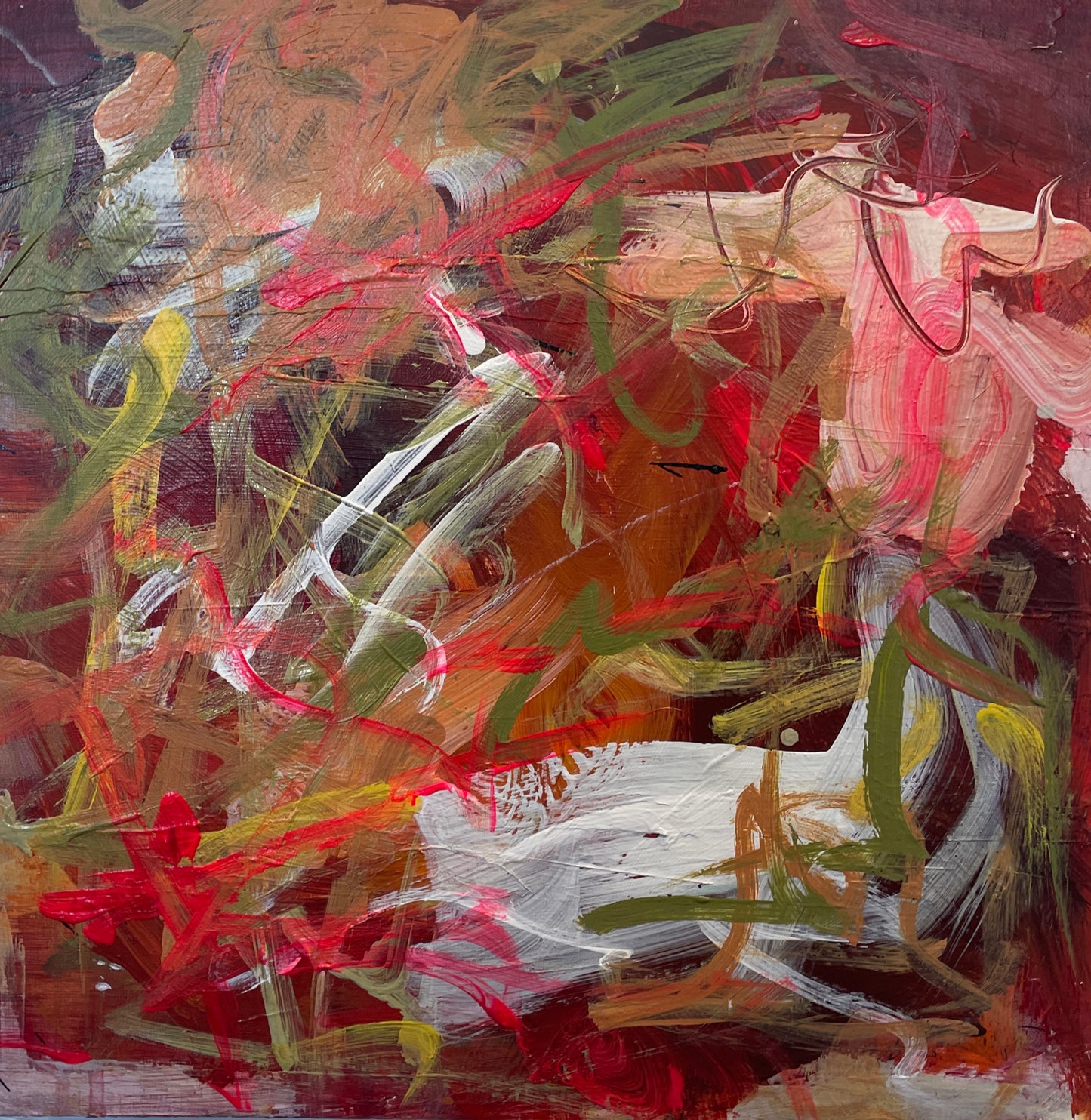Scribbled Red