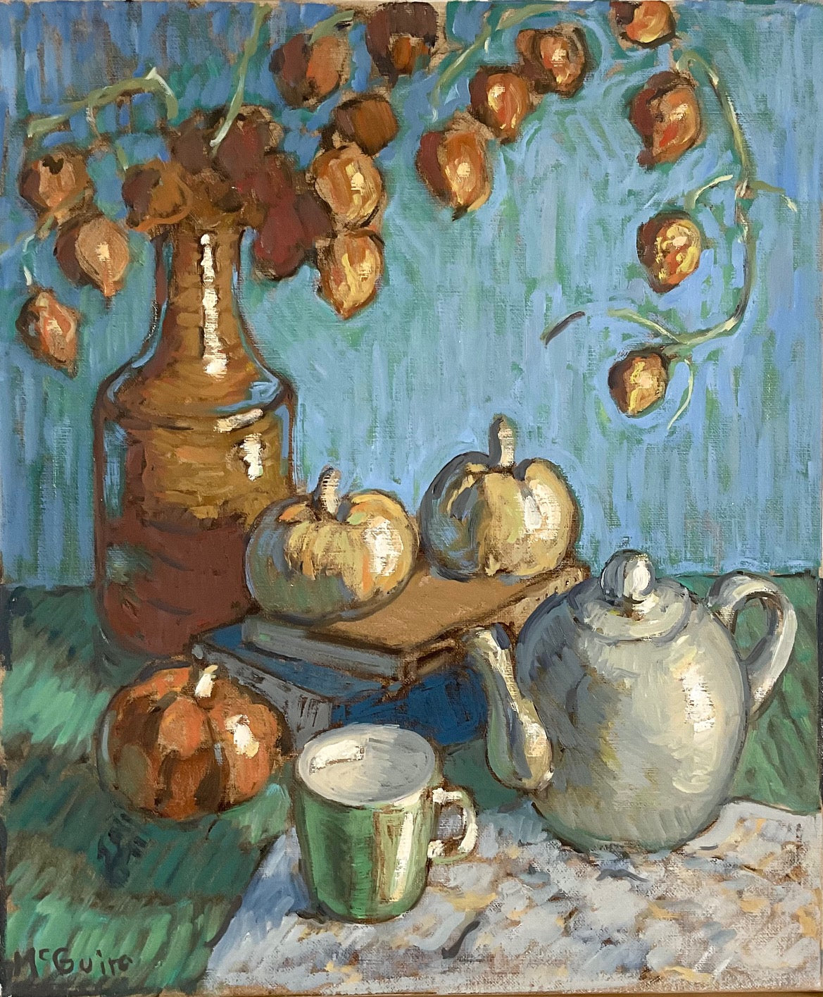 Still Life with Lanterns and Teapot